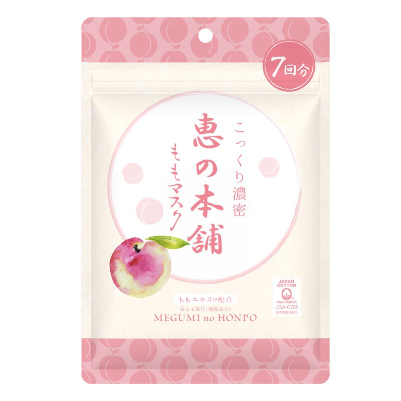 惠之本舖 水果面膜 超潤蜜桃 7P