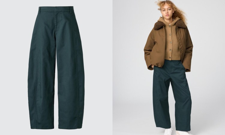 Uniqlo：C 2025秋冬系列繭型九分褲，商品價格 NTD 1,490。