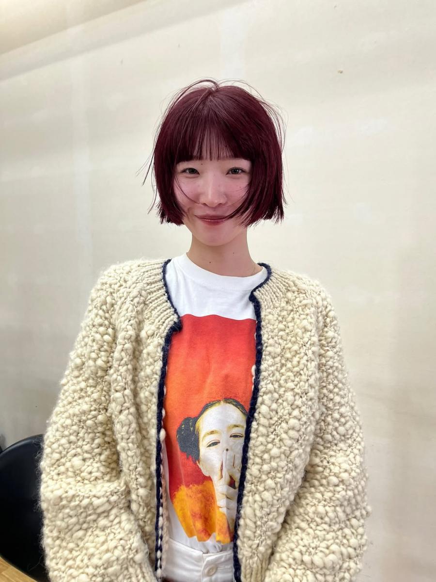 隱藏髮際線髮型3：低層次學生短髮
