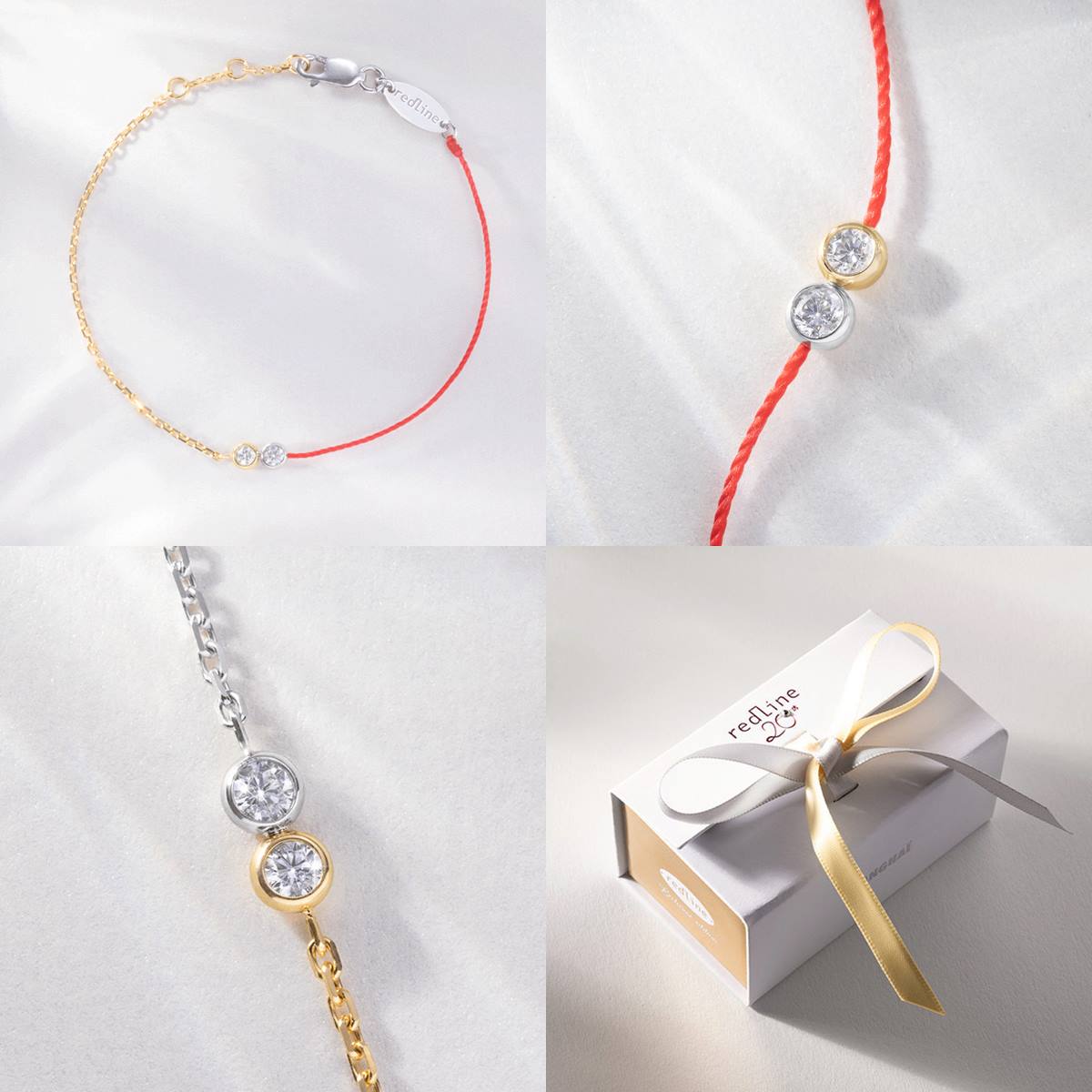 法國紅線珠寶RedLine「Twenty」雙鑽石手鏈：限量168件台灣獨賣，三種鏈型組合展現優雅品味