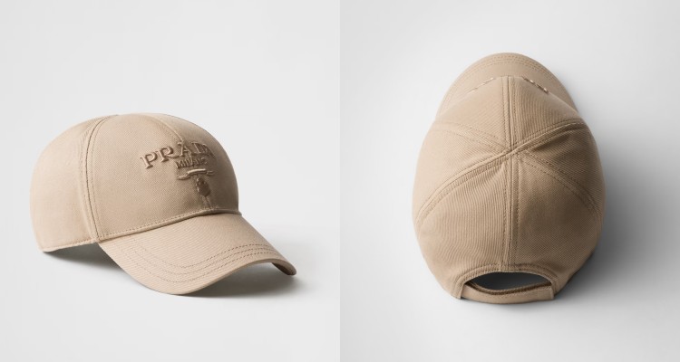 極簡線條與俐落版型打造，採用高質感布料縫製，這頂棒球帽展現Prada一貫的低調奢華。