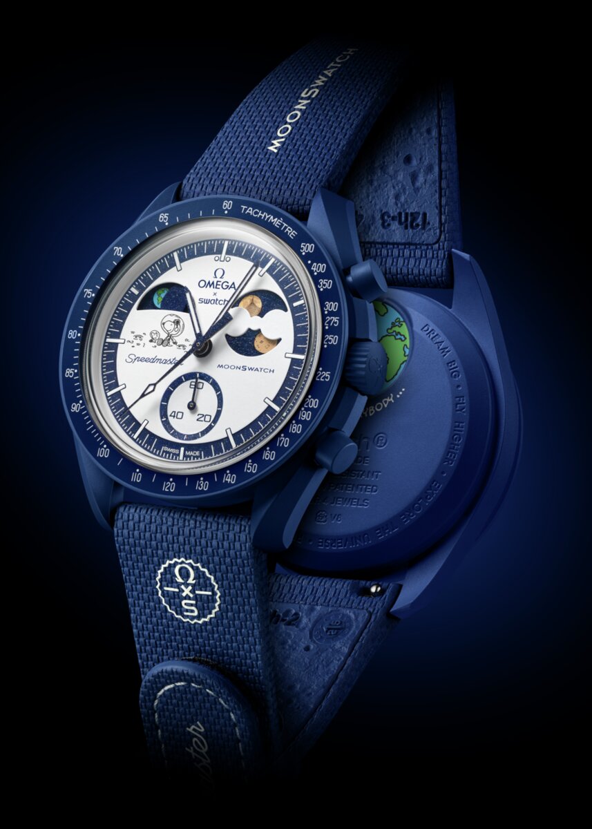 Mission to Earthphase 完整承襲了 Omega 經典超霸登月錶「Moonwatch」的核心設計語彙。