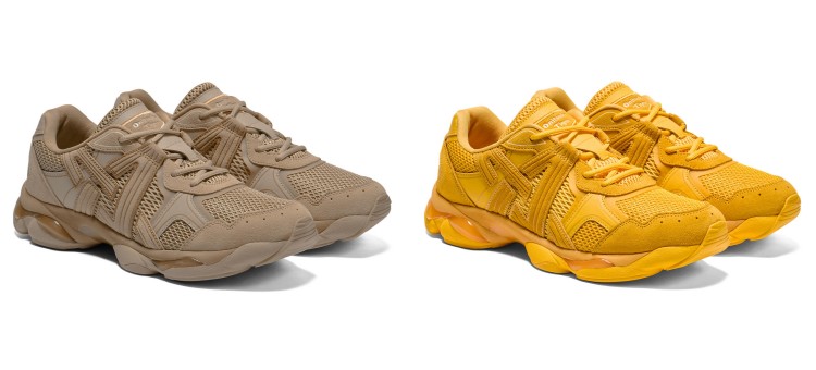 TIGRUN鞋款以雙層網布結構打造視覺新亮點，外層粗網布覆蓋在緻密網布之上，豐富立體層次與微微光澤。