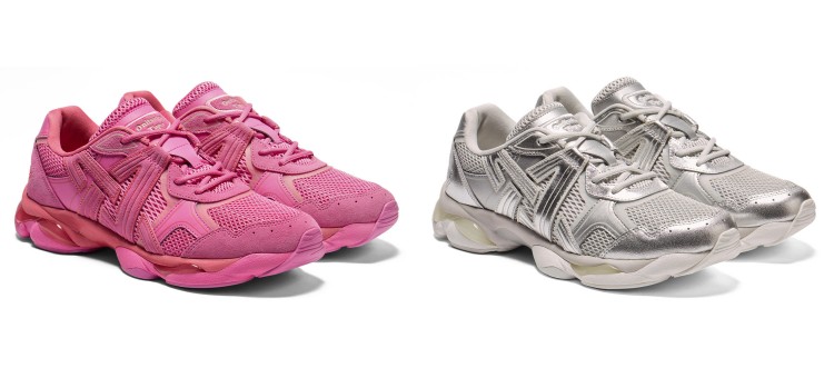 搭配具透明感與立體感的特殊網布，讓鞋身更顯細緻。鞋面局部以牛皮麂皮點綴，低調融入運動氣息。