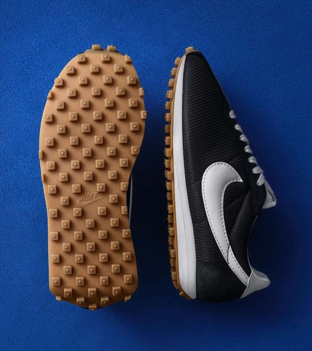 Nike 這雙 LD-1000 在近日被Lisa 上身搭配後話題不斷！該鞋款首次亮相於 1977 年，其標誌性的喇叭形外擴鞋跟，原本是為長跑選手提供額外支撐而設計。