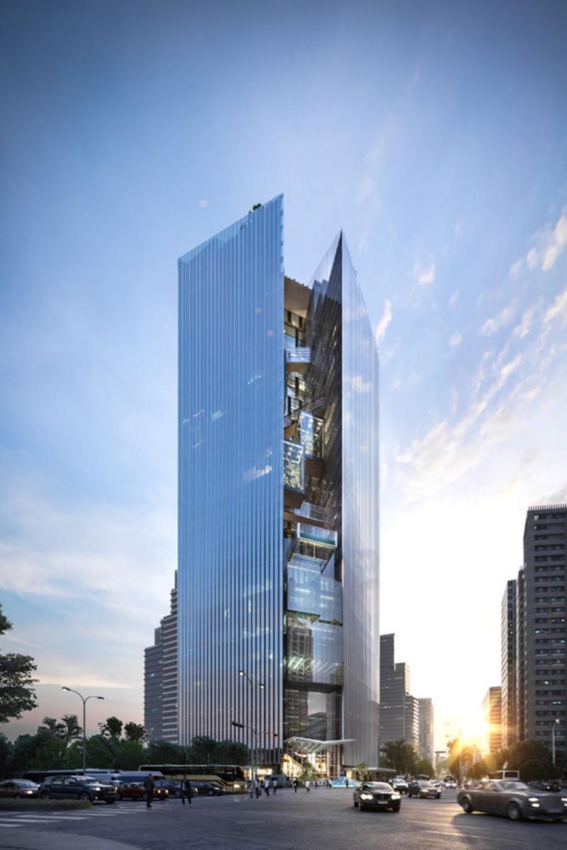 坐落於台中市西屯區河南路與市政路口，台中最高大樓「台中之鑽」（台中商銀新總行大樓）將迎來全台首座 JW 萬豪酒店。這是萬豪集團旗下最高等級的奢華品牌，找來全球五大國際建築事務所之一的 Aedas（凱達環球）和余曉嵐建築師事務所共同設計，其靈感源自台中商銀企業標誌「中」，並以「聚寶盆」為意象，完工後將重塑中部城市天際線。