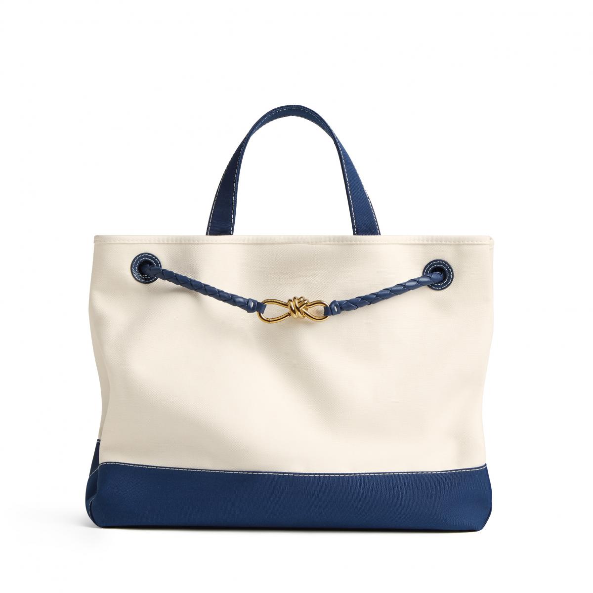 相比於全皮革編織的「Andiamo」，我們認為帆布與皮革組合的款式更適合初學者購入。