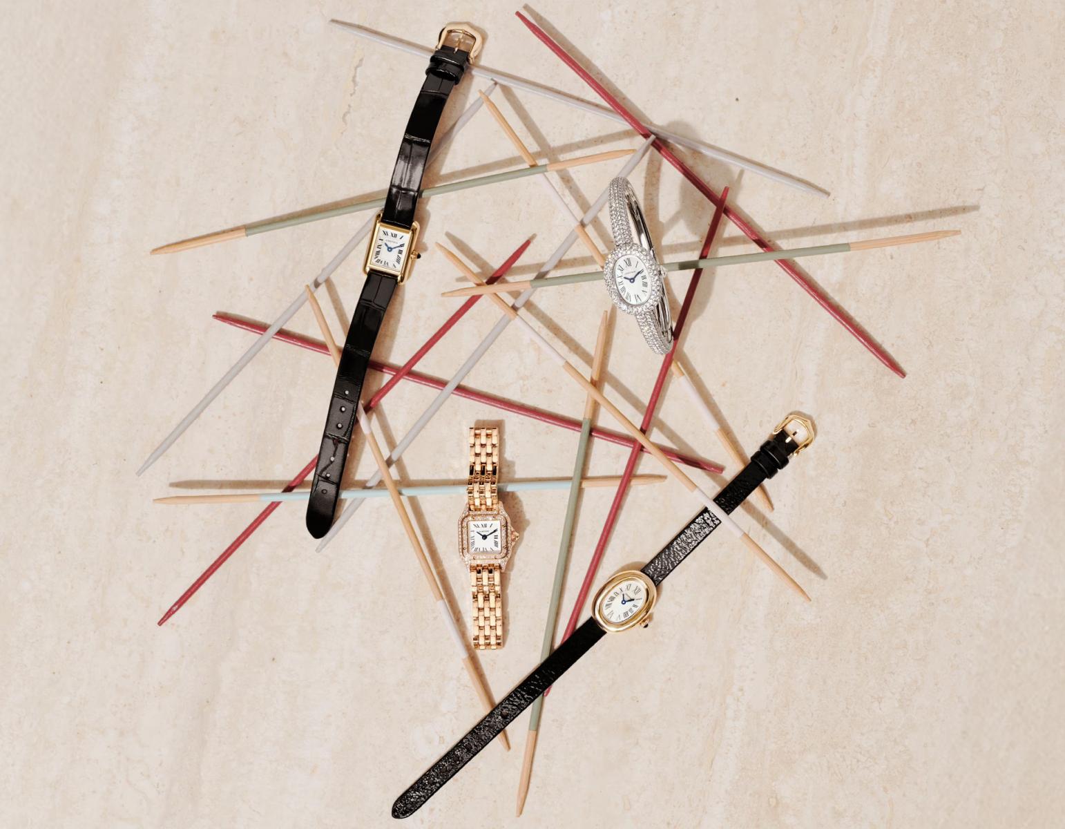 卡地亞以時間為畫布,以形狀為語言,在以上6款經典腕錶中描繪出跨越世代的優雅姿態。Panthère 的靈動、Tank 的秩序、Santos 的冒險、Ballon Bleu 的圓潤、Baignoire 的曲線、Ronde 的純粹,各自承載不同的故事與靈感。