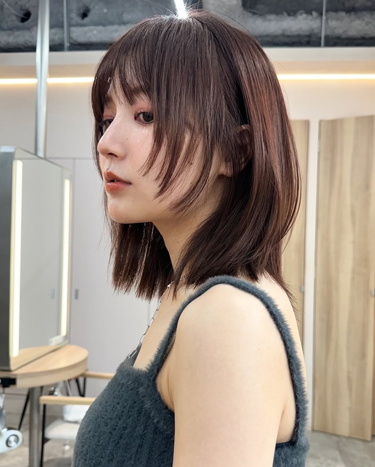 及肩髮型推薦8:低層次鮑伯