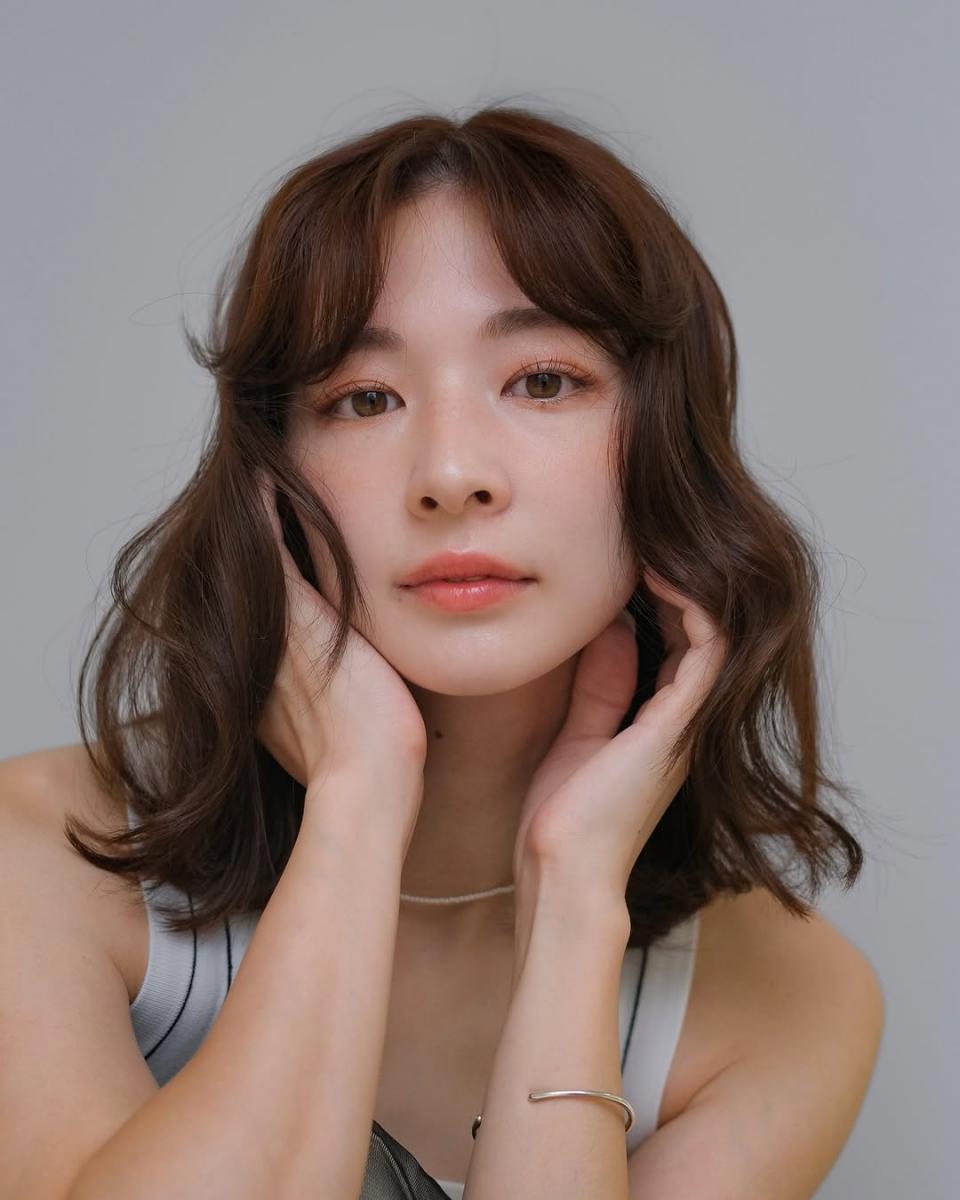 及肩髮型推薦10：復古木馬捲