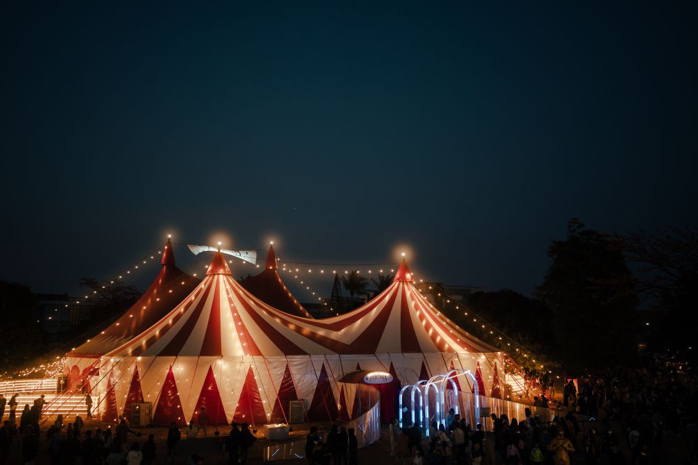 2026 台中 FOCASA 幾米馬戲樂園訂於大年初三至初五(2026 年 2 月 19 日至 2 月 21 日),以及 228 連假(2026 年 2 月 27 日至 3 月 1 日)舉行,共計 6 天,於台中文心森林公園登場,園區內免費入場。