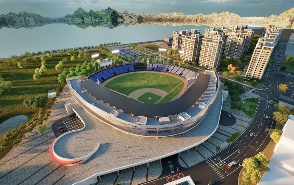 坐落於高鐵屏東車站都市計畫運動公園用地內，屏東國際球場將是未來南台灣重要地標之一，也會是未來高鐵屏東站最新地標。對此，屏東縣政府表示，為爭取職棒賽事重回屏東，特別規劃打造標「準棒」球場，預計將斥資逾新台幣 25 億元打造，可容納逾 15,000 人席位，預計 2027 年底完工。第一期工程規劃有生態滯洪池、景觀公園、停車場，以及周道路等。