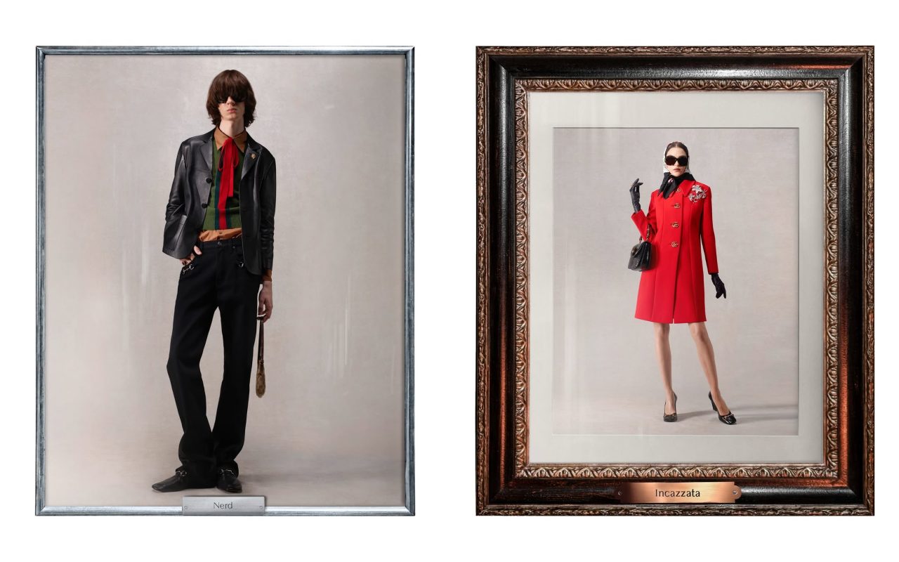 與其說這是對品牌檔案的回顧，不如視為 Demna 藉由群像的語言，重新詮釋「Gucciness」的樣貌。