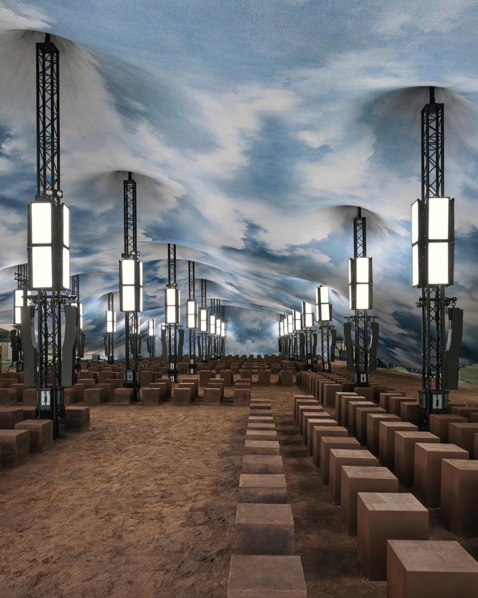 這次 Burberry 大秀選址於倫敦市中心肯辛頓花園（Kensington Gardens）