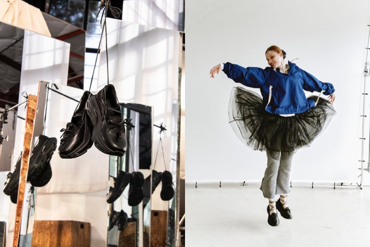 Hoka將強悍機能與柔美輪廓合而為一，讓鞋款在2026春夏Tanner Fletcher紐約時裝週首度亮相就驚豔全場。