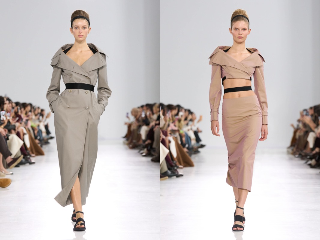 端看本季的 Max Mara，會發現到俐落的剪裁依然是品牌賦予女率性特質的原因，此外，亦能看見有建築感的細節藏於其中