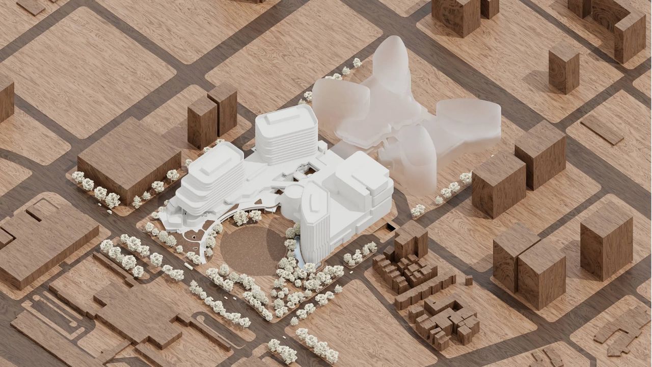 位於桃園青埔、高鐵桃園站正前方的全新大型百貨開發案「智慧中城」正式動工！這座規模達 15 萬坪的複合式商業園區，坐落於 IKEA 旁，將結合百貨、旅館、商店、智慧辦公大樓以及活動廣場。投資金額高達新台幣 260 億元，預計創造 2 萬個工作機會，成為高鐵沿線規模最大的開發案。整體規劃以日本東京車站「丸之內」為參考範本，預計 2030 年完工。
