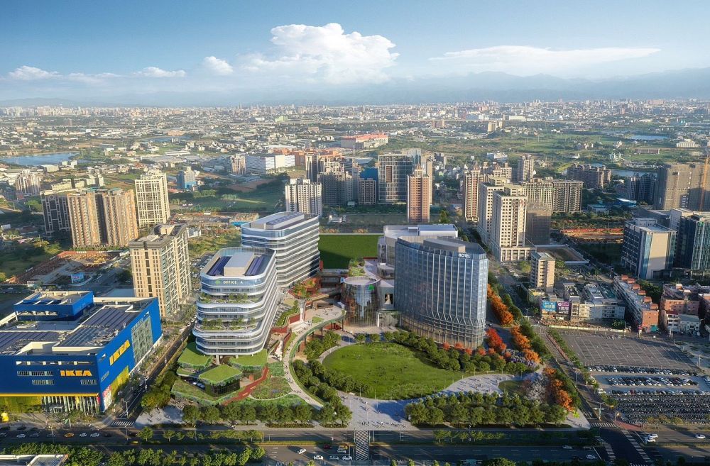 位於桃園青埔、高鐵桃園站正前方的全新大型百貨開發案「智慧中城」正式動工！這座規模達 15 萬坪的複合式商業園區，坐落於 IKEA 旁，將結合百貨、旅館、商店、智慧辦公大樓以及活動廣場。投資金額高達新台幣 260 億元，預計創造 2 萬個工作機會，成為高鐵沿線規模最大的開發案。整體規劃以日本東京車站「丸之內」為參考範本，預計 2030 年完工。