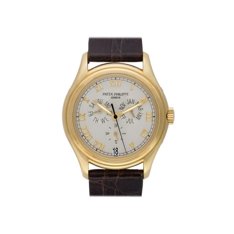 Patek Philippe 百達翡麗於1996年推出第一枚年曆腕錶（Ref. 5035），至今仍是腕錶藏家心中的夢幻逸品。