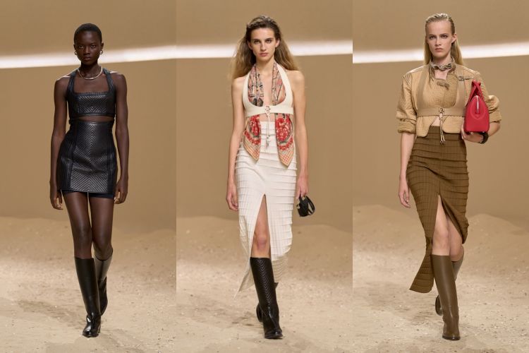 這一季Hermès的馬匹，是奔跑中的優雅。