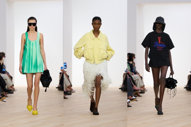 工藝，是 Loewe 永不消逝的靈魂。這次，McCollough 與 Hernandez 把皮革變成幻覺的素材。