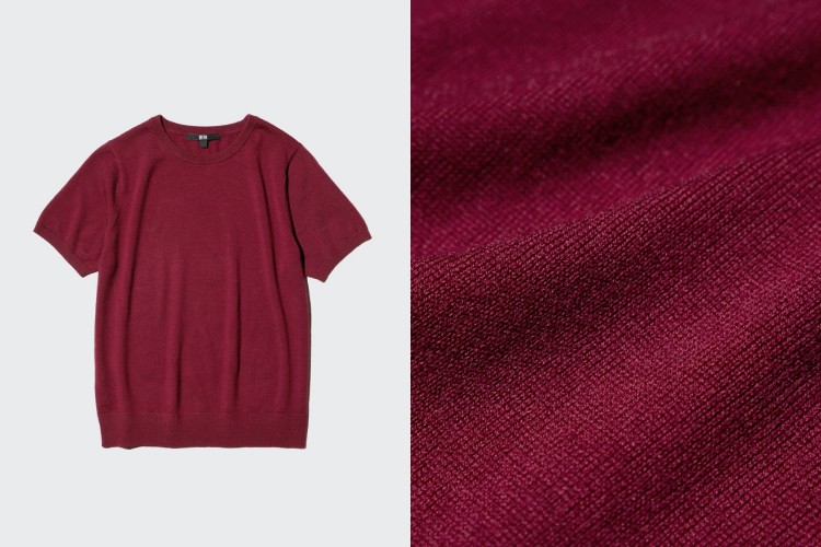 美麗諾羊毛的細膩手感與修身版型，常見於精品級針織款，但Uniqlo用親民價格就能實現同等質感，只需要 NTD 790 即可入手。