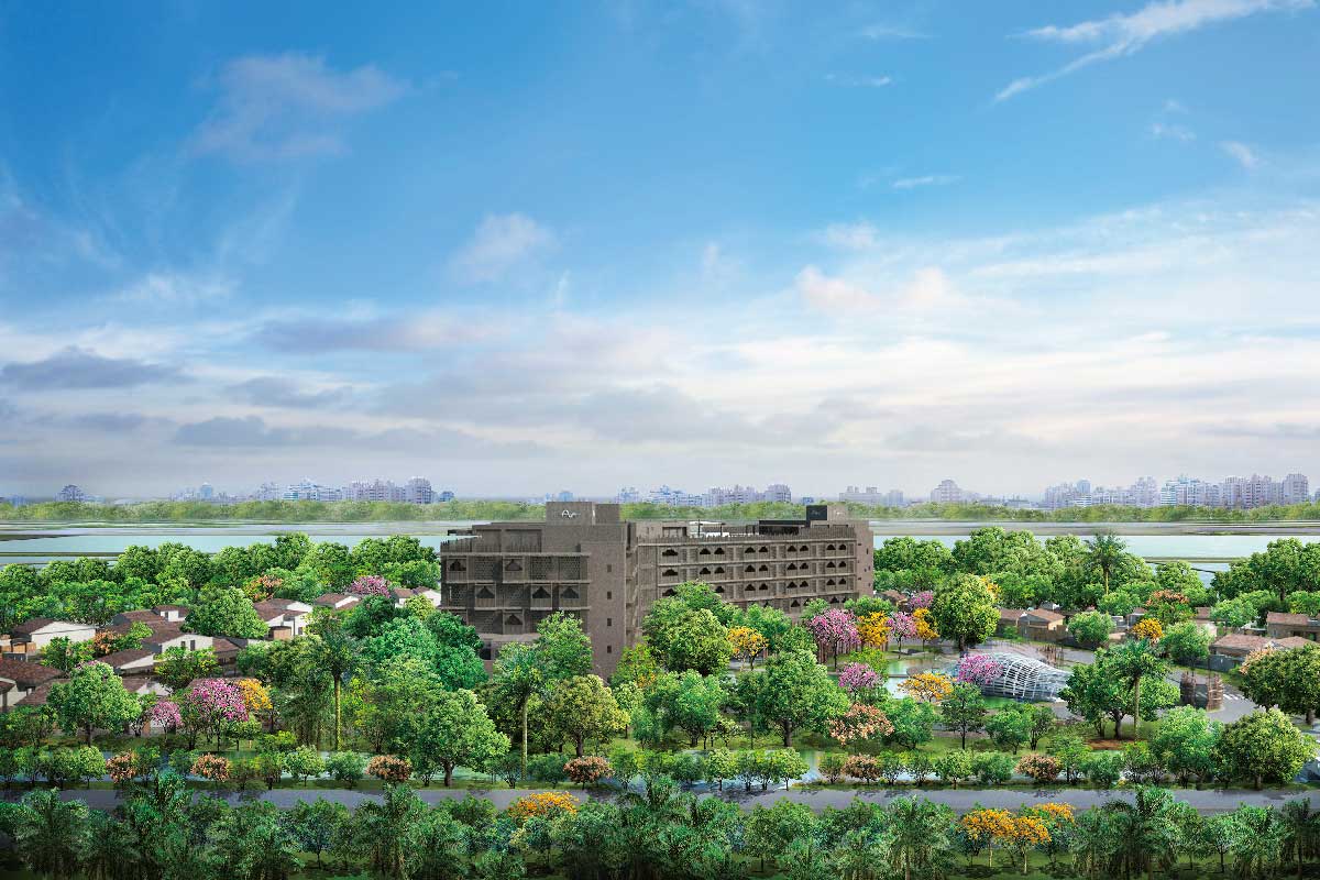 位於台南安平的新度假村「逸點亦旅」,由富立建設投資興建,預計明年開幕。度假村占地 6.3 公頃,以大量自然綠意為設計主軸,建築量體分布於台江國家公園與四草綠色隧道間,融合自然生態與漁村風格。規劃三大建築區塊:中央飯店區、北區與南區 Villa 別墅,將成為安平全新地標。