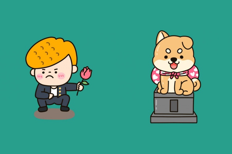 典型的「嘴硬遇上死心眼」。傲嬌不良外冷內熱，習慣用反話掩飾真心；忠犬八公則是深情又黏人，一心只想被需要。當傲嬌的冷淡被誤解為拒絕，忠犬就會陷入焦慮與追問，形成一場愛的角力戰。若想避免愛變成壓力，傲嬌型要學會開口說愛，而忠犬型則要學會信任，給彼此一點空間，才能讓黏度剛剛好。