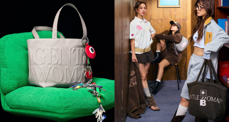 近年在社群上討論度超高，並以字母帆布托特包打響名號的Gentle Woman。品牌創立於曼谷，主打簡約、俐落又帶點都會氣息的設計風格，完美融合了休閒與時尚。