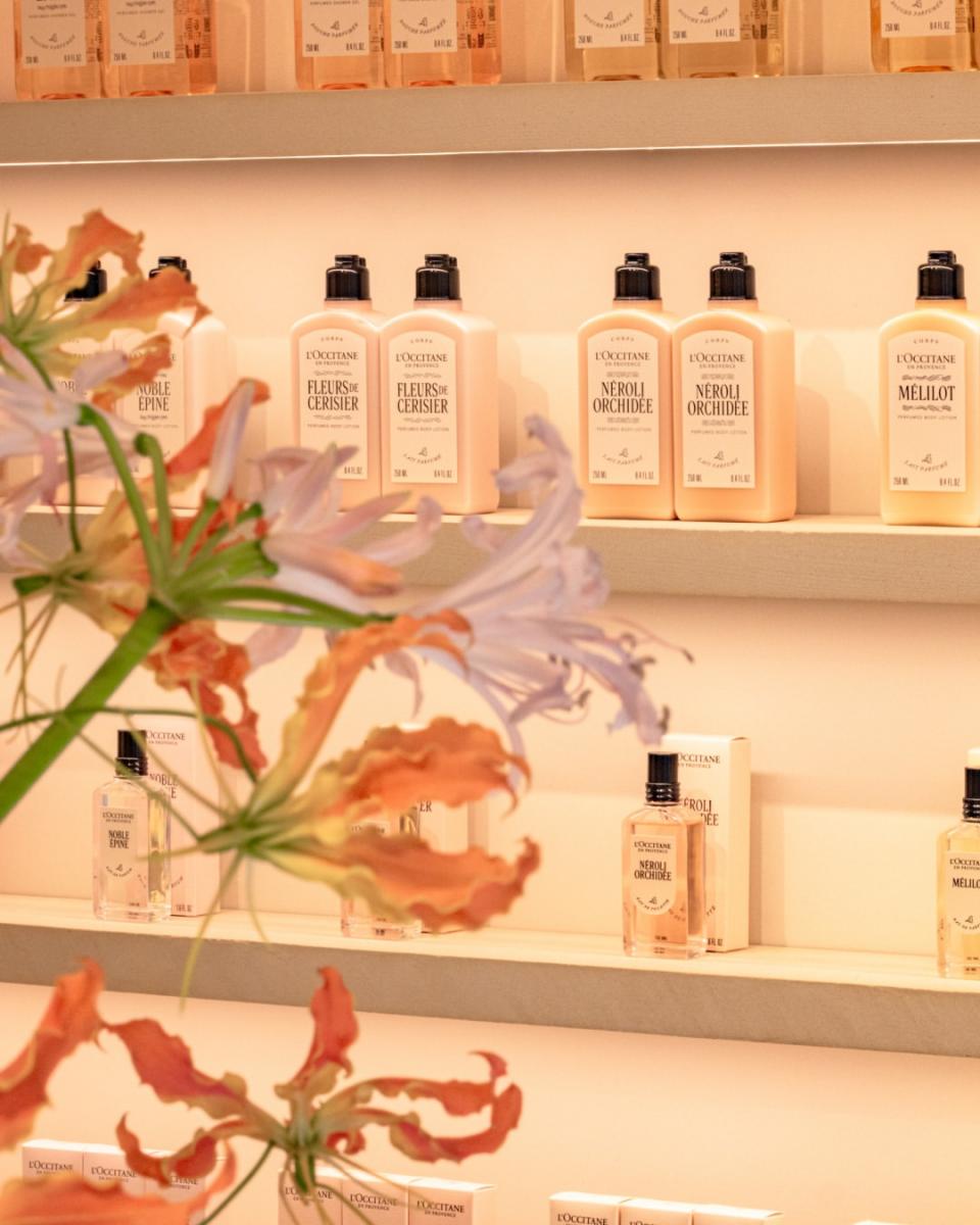 除了經典商品，歐舒丹也正強化香氛市場，邁向精緻香氛品牌定位。以普羅旺斯植萃成分為名的香氛系列全面升級，包括玫瑰系列、橙花蘭花系列、櫻花系列、桂花杏桃系列、聖禾草系列、白薰衣草系列、黑曜薰衣草系列、枸櫞系列、雪松生薑系列。靈感源自上普羅旺斯，彷彿大自然的花之交響曲，喚醒所有感官的愉悅，成為歐舒丹集團未來營收主力。
