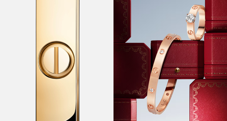 簡約又永恆的經典卡地亞「Love」手環,線條乾淨俐落,整圈一字螺絲設計充滿巧思,每個角度都散發低調奢華的質感,就算沒有明顯的大Logo,戴出去也能秒被認出!