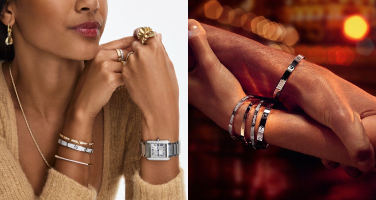 白K金、黃K金與玫瑰金,這三種貴重金屬。不論單款配戴,還是多色金屬混搭,都能立刻為造型加分,展現鮮明的個人風格。