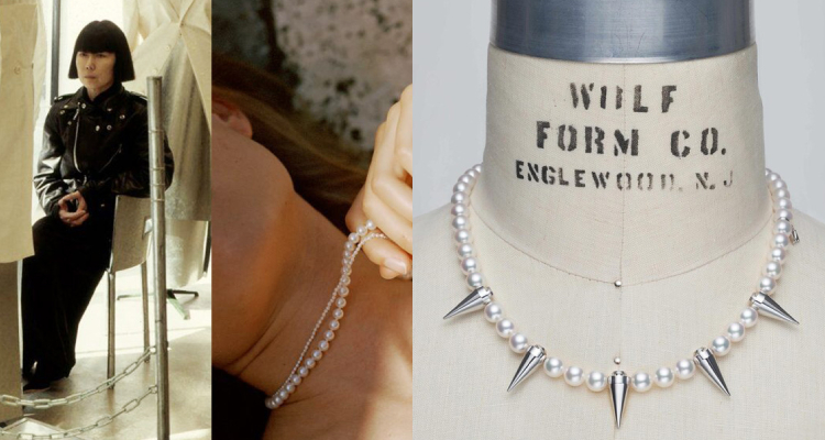 川久保玲與MIKIMOTO雙方破天荒的合作系列，將柔美的珍珠串上剛硬、粗獷感的銀色金屬，相互結合，各自打破我們原本熟悉的品牌調性，叛逆也不失優雅，並迎合上正當紅的無性別時尚美學，讓款式上的設計無論男生或女生配戴，皆各有風格。