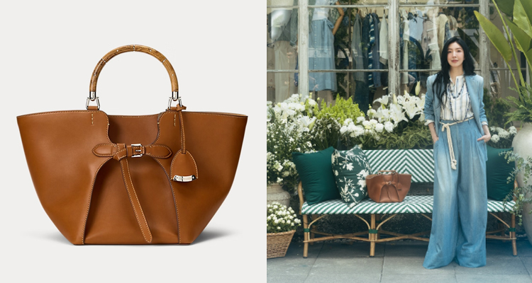 Ralph Lauren這次從汽車設計中找靈感,推出全新包款系列。這款「The Ralph」托特包的設計很有巧思,以柔滑小牛皮搭配麂皮內襯,還有可拆式帆布小包,收納超方便。