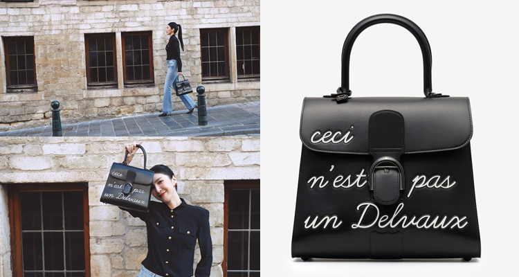 延續對工藝與藝術的堅持,Delvaux以「Brillant」經典包款輪廓為基底,致敬比利時藝術巨匠René Magritte的超現實主義美學,在理性與幻想之間構築出幽默卻深刻的藝術語境。