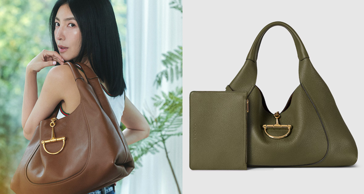 楊謹華這樣高挑又纖瘦的身形,總能輕鬆駕馭各種包款,特別是大包,更能襯托出她的俐落氣勢。就像她在社群中的這張穿搭照,肩上揹的正是Gucci「Softbit」包!率性中帶著優雅,整個人自帶女主光環,讓人完全移不開眼。