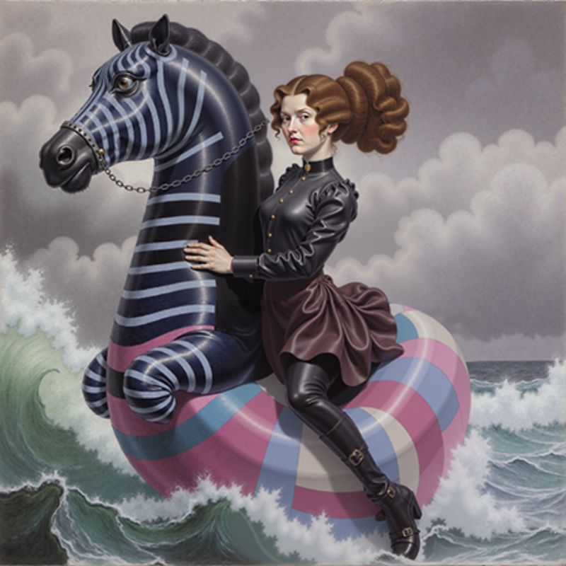 除了靜態畫作外，展覽亦將呈現 AI 生成的動態影像，讓畫中角色彷彿「活」了起來。這些作品不僅在視覺上令人驚艷，也邀請觀眾思考：當創作邁向演算與感知交會的邊界，我們將如何重新觀看世界？無論是熟悉當代藝術的觀眾，或初次踏入美術館的朋友，都能在這場充滿感官與思維衝擊的展覽中，發現屬於自己的觀看角度與啟發。