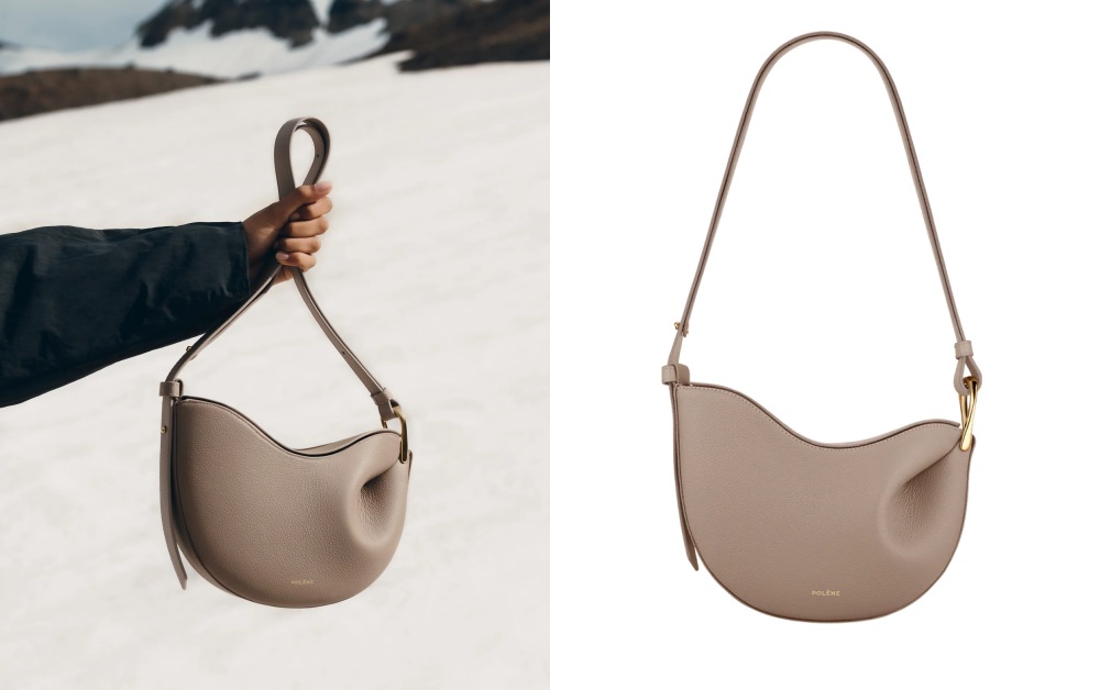 「Tonca」是 Polène 的寶藏包款，其抓皺獨特設計，不僅展現了品牌柔軟的皮革觸感