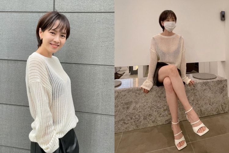 這套造型以乾淨俐落的極簡路線為主軸，配色以全白與黑打造，呈現清爽又不失氣質的日常穿搭。