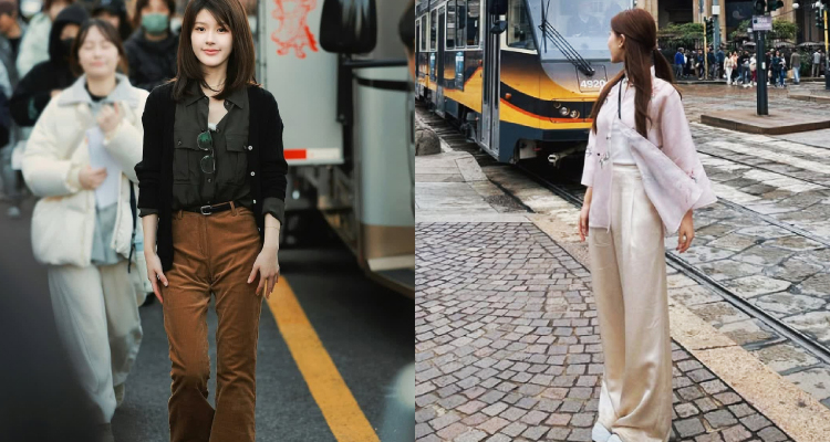 穿搭的層次,並非愈多愈時尚。趙露思的穿搭之所以看起來清爽又俐落,很大原因就在於她擅長掌握「適度留白」的原則。時常選擇剪裁乾淨、線條簡單的單品,才能讓視覺重點更加集中、下半身比例也更顯修長。