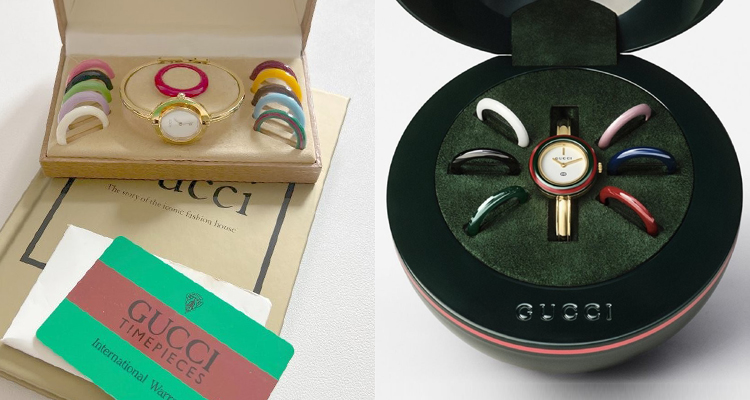 整個時尚界，還是高級鐘錶圈，都開始流行回顧過往經典作品。此時就連Gucci也於最近重推出了一組，我早早就超〜想在二手拍入手的老錶復刻版系列。