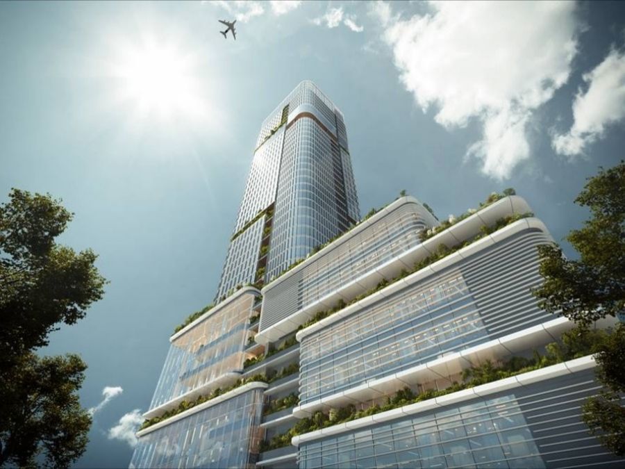 坐落於台中市政府旁，即將迎來高達 208 公尺、規劃 43 層的地標建築，並引進「環球購物中心」。G9-1 土地開發案由冠德建設與中鹿開發獲選為最優申請人，並邀請日本設計株式會社與趙英傑建築師事務所合作規劃設計。大樓底層商場將由冠德集團旗下 Global Mall 統一經營，預計最快 2029 年開幕，可串連台中捷運綠線「市政府站」。