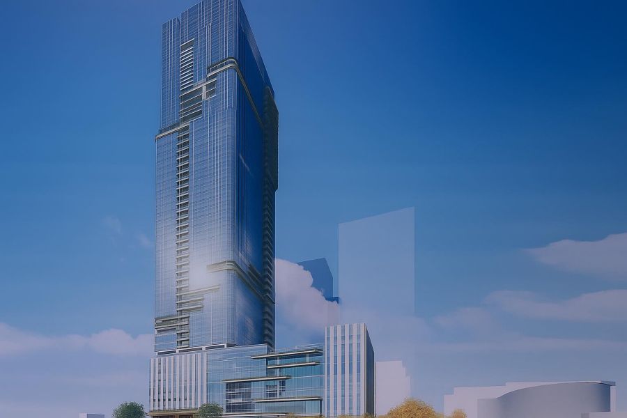 坐落於台中市西屯區市政路與惠中路口，即將迎來超高地標──「豐邑塔」。建築高度 236 公尺、地上 53 層，由豐邑集團主導，是七期今年規模最大的開發案。B1 至 9 樓規劃為「豐生活」自營百貨商場，預計 2030 年完工。完工後將成為台中第二高建築物，僅次於西屯區的全新商辦大樓「興富發惠國段 90 地號」（高度 323.5 公尺），將改寫台中城市天際線。