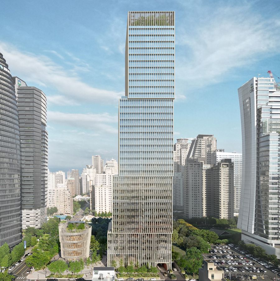 另一個值得關注的高樓地標，是位於市政北二路與朝富路口的「玉衡大廈」。由義大利國際建築團隊 ACPV ARCHITECTS 操刀，以量體堆疊出雕塑感輪廓，結合路德維希·密斯·凡德羅（Ludwig Mies van der Rohe）的極簡主義。主建築物規劃樓高 37 層，命名為 Uffizi，旁側則規劃名為 Gallery 的複合式空間，營造可散步、交流、共享的城市開放場域。