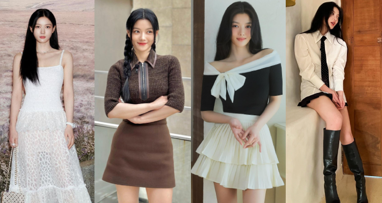 一些較重要場合或私搭上，金裕貞反而會挑選一些能襯托她身型的合身，且能揚長避短的剪裁服裝及搭配手法，例如：洋裝上繫腰帶；上衣搭配高腰褲或裙子拉長比例；或是穿上膝蓋以上的大長靴來修飾腿型…讓整體看起來更顯瘦，也更俐落。