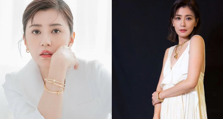 賈靜雯在珠寶混搭上，同樣拿捏得宜，即使疊戴也完全不顯老。像是她會一次戴上多只黃K金手環或雙圈項鍊，透過層層堆疊營造出恰到好處的分量感，不僅讓造型更有存在感，也展現自信與時尚態度。