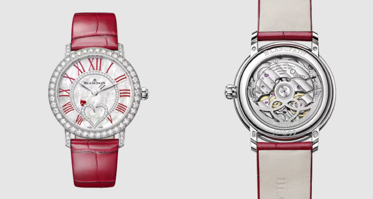 Blancpain推出全新「Ladybird Colors Saint-Valentin」腕錶，以熱情如火的愛之語彙，結合嫵媚動人的月相功能，演繹極致浪漫風情。腕錶延續此系列一貫的活潑與優雅氣質，在細膩美學設計之中，融合品牌深厚的製錶工藝底蘊，成為情人節最夢幻的腕間之選。