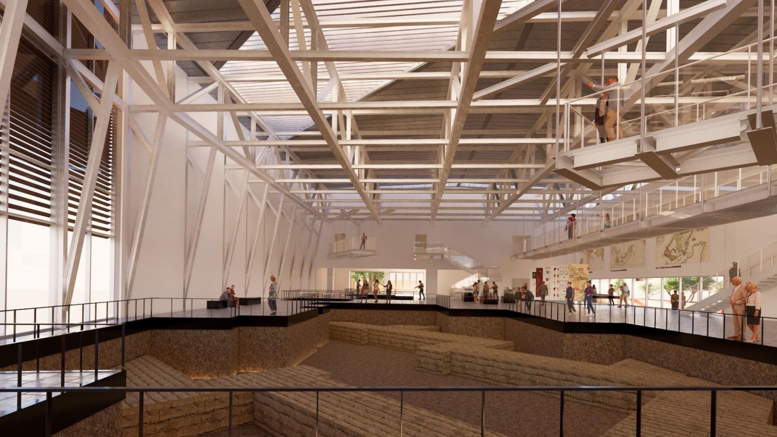 坐落於基隆港入口處的「和平島 B 考古遺址」，為基隆市定考古遺址，其中西班牙殖民時期的「諸聖教堂」遺跡，是目前台灣所發現年代最早的天主教教堂，具有極高的歷史價值。為了讓市民更深入了解和平島的歷史與文化價值，規劃打造「和平島 B 考古遺址解說中心」，以「漂浮的文化寶藏盒」為設計概念，設置三層樓鋼構空間，預計於 2027 年完工，成為基隆首座考古文化基地。