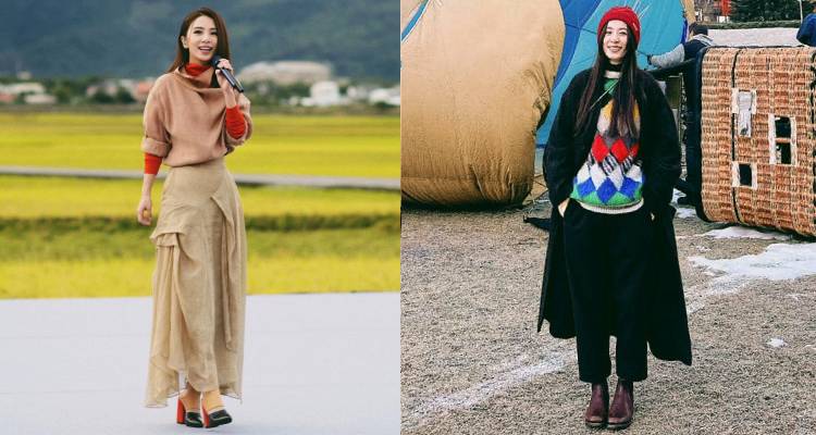 在色彩運用上，Hebe也經常以「全身同色系」作為穿搭基底，透過一致的色調，拉長整體視覺線條，讓造型看起來更俐落、乾淨，也自然削弱年齡感；接著，再巧妙加入亮一階的配件或內搭作為點綴，在細微的色差堆疊層次，讓造型不單調卻依然耐看、低調中帶有巧思。