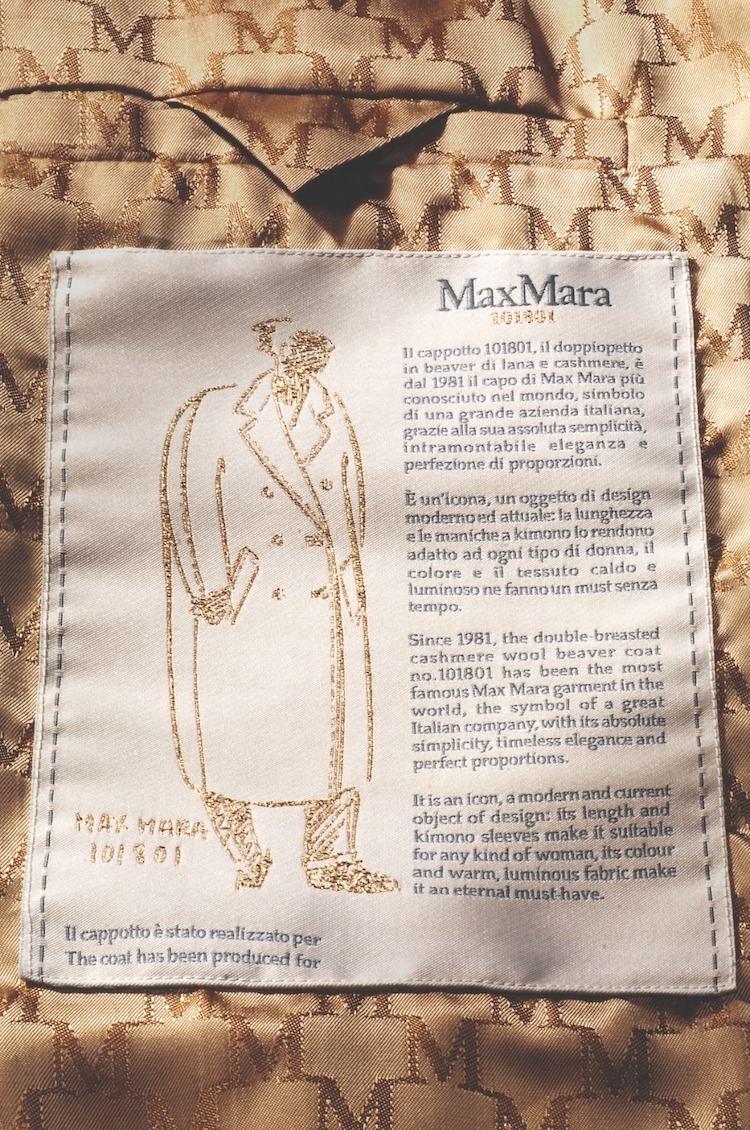 10Why個為什麼】MaxMara 大衣就是要買這件！「101801」大衣用這10點讓稱霸39年| Bella.tw儂儂